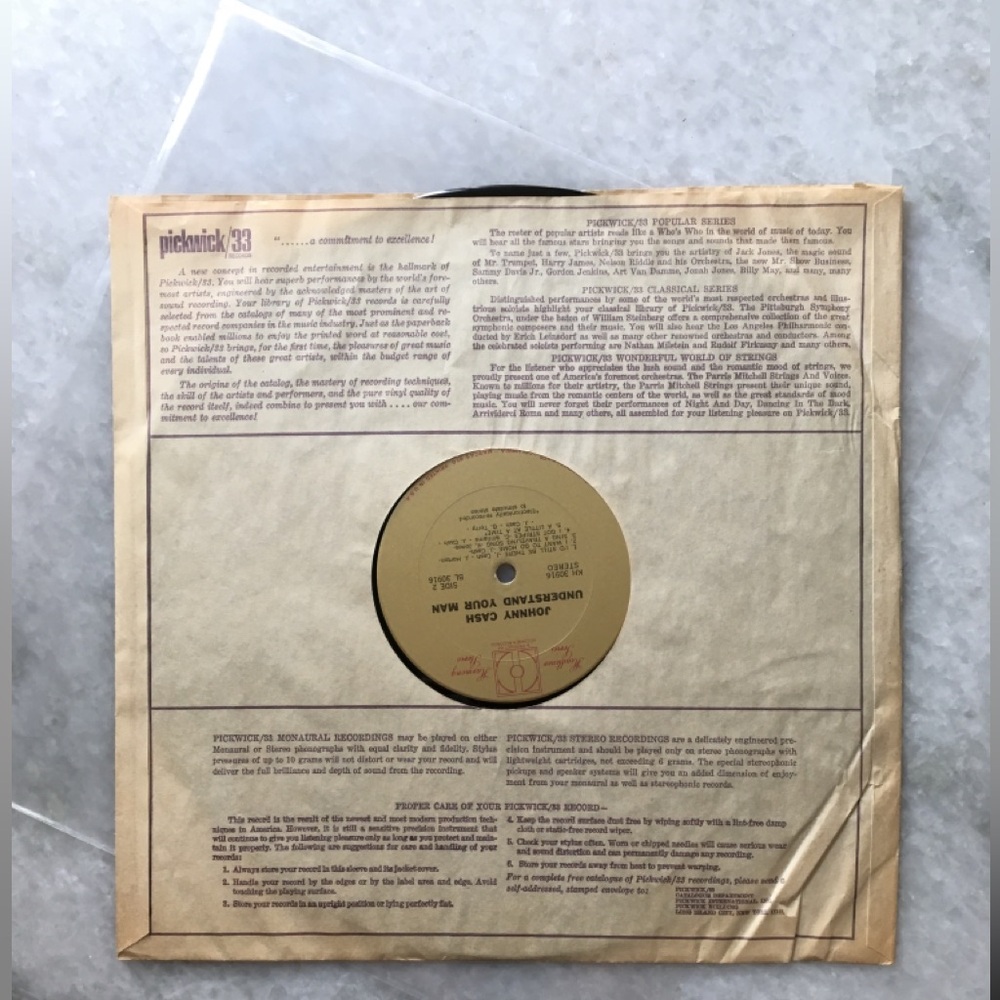 Johnny Cash 'Understand Your Man' Vinyl Record - Picture 10 of 13